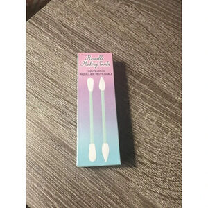 Aria Beauty Reusable Makeup Swabs‎ 2 Pack with Carrying Case Mint Green NEW